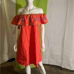 Beautiful Orange Velzera Dress